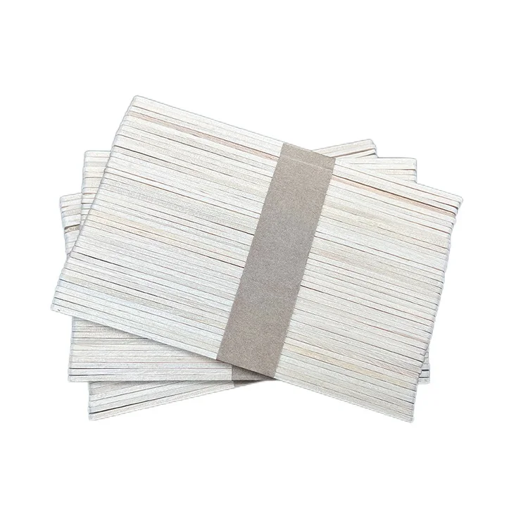 Hot Manufacturer Price Packaging Popsicle Disposable Birch Wood Ice Cream Stick