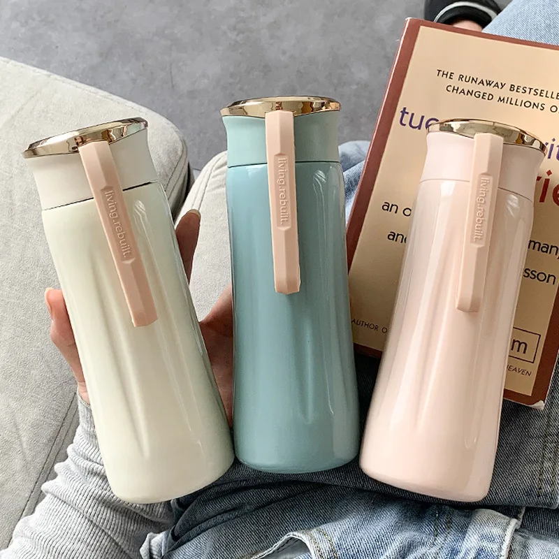 INS Style 12OZ Vacuum Cup Insulated 304 Stainless Steel Water Bottle Double Wall Travel Coffee Mug Warmer Tumbler For Sale