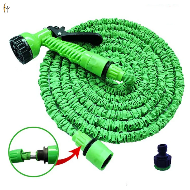 Home Use Magic 100 Ft Expandable Set 50Ft And Watering Kit Nozzle Pale Green 500Ft Rubber Garden Hose