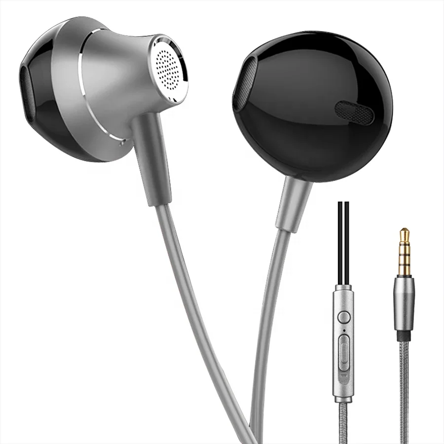 M10 Hybrid Pro HD наушники-вкладыши Плетеный проводной 4D тяжелый бас металлических динамические наушники с микрофоном для xiaomi Huawei телефон