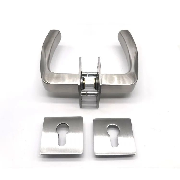 Handle Door Modern Design With Square Cover Main Door Handle Magnetic Inner  Bathroom Door Handle