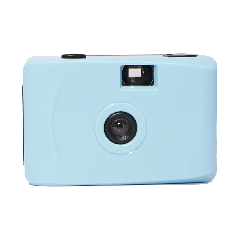 Holga фотоаппарата из пластика с постоянным фокусным расстоянием F/8 руководство в винтажном стиле Ломо чистый цвет синий мини милый 35-мм пленки камера для камеры Мгновенной