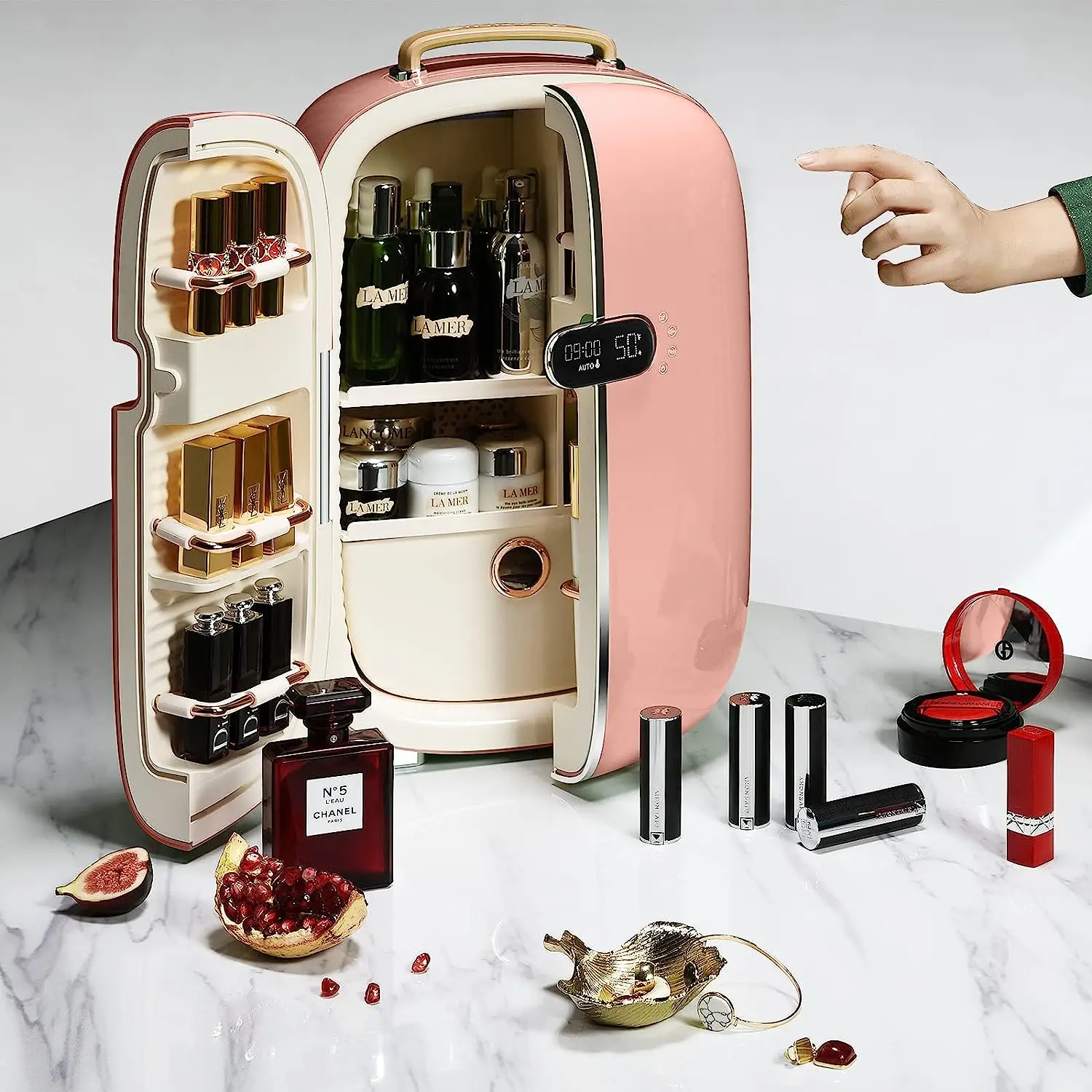 Beauty look 12L Portable mini fridge skin care fridge cosmetics fridge for home hotel