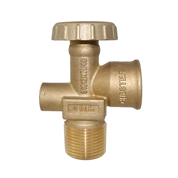 SiAN Hot Sale LPG Cylinder Valves 40 Pounds Liquefied Petroleum Gas Propane Burner Tank Brass Long Life Handwheel U40 POL Valve