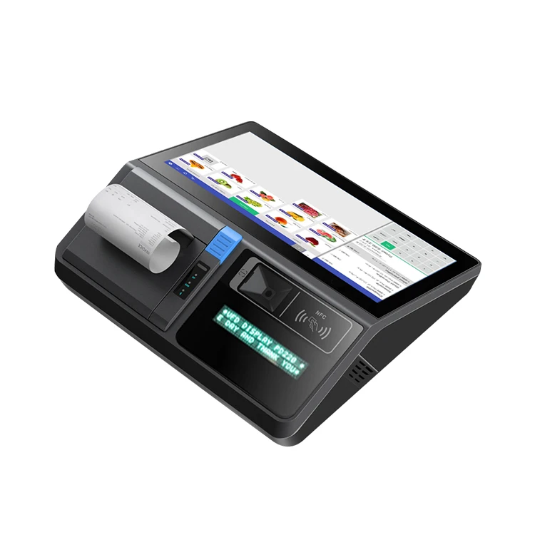 Supermarket Retail All-in-one Point of Sale System 11.6 Inch Touch Screen windows Pos Machine Terminal