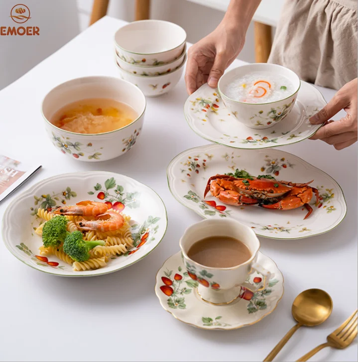 European vintage coffee cup set cups and saucers ceramic English gold cup