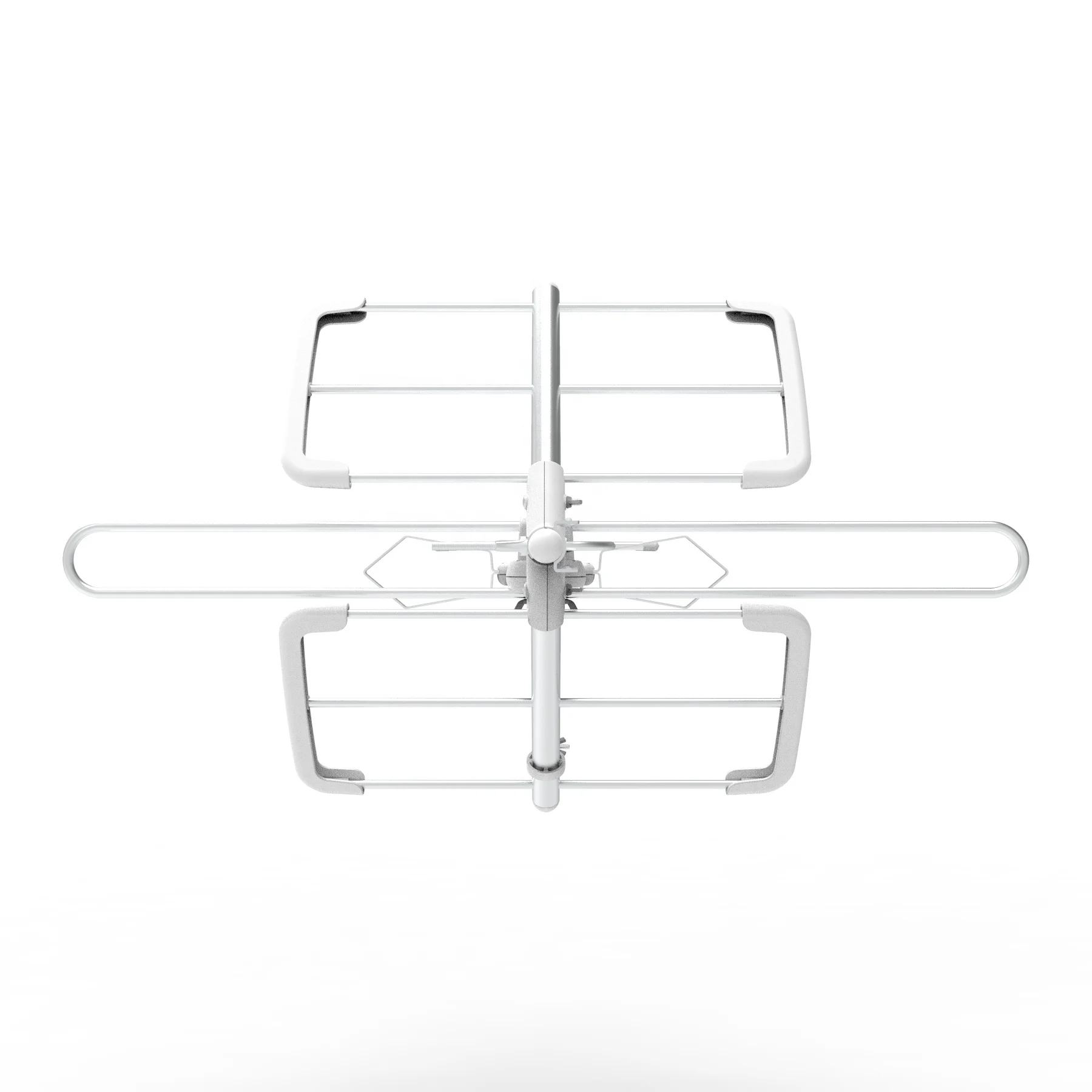 Outdoor Attic TV Antenna Indoor Outdoor Attic Mount Long Range Antenna Built-in Reflectors Digital HDTV Antenna Smart TV Compati