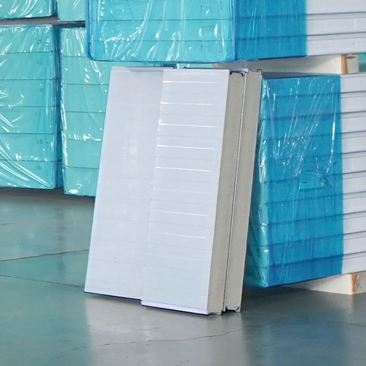 Eps Insulated Panel Sandwich Pu Cold Room Board Eps Sandwich Panel for Wall Roof Galvanized Steel Metal Modern 950/1150mm CN;HEN