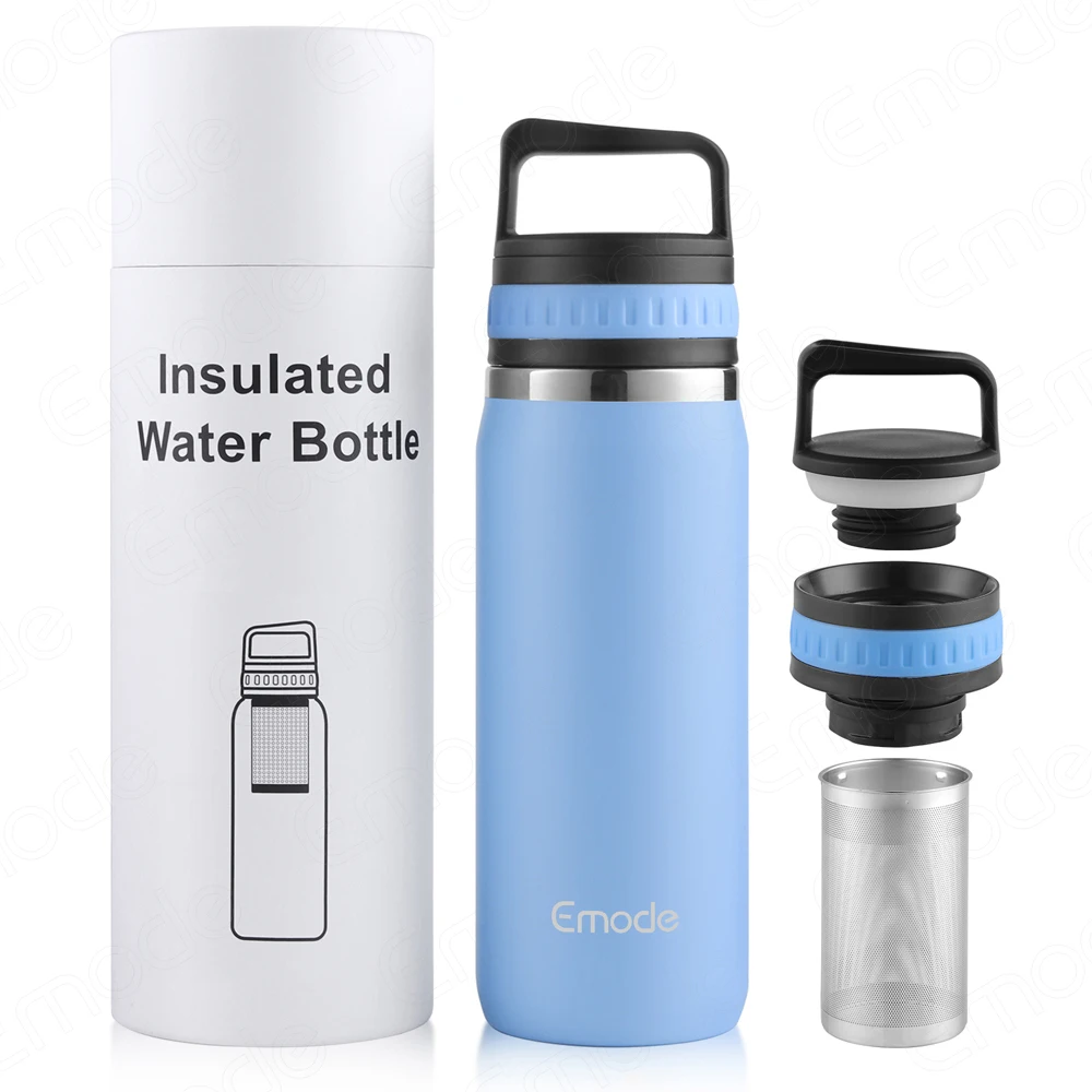 Emode All in ONE Thermo Travel Mug with Removable Tea Infuser Strainer To Go Mugs