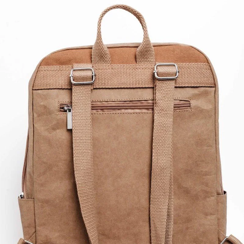 Union Custom Logo Washable Paper Backpack Manufacturer Eco Friendly Women Stylish Laptop Backpack