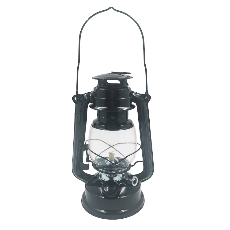 Emergency classic outdoor indoor decorative wild land kerosene vintage OEM glass metal burning 235 oil hurricane Lantern lamp