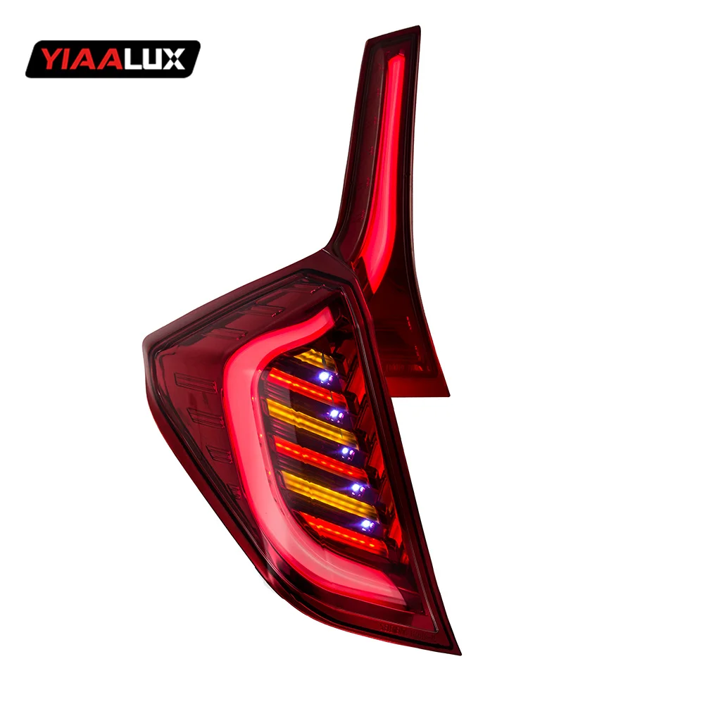 Manufacturer Full LED Tail Light Assembly 2014-up Car Tail Lamp For FIT Rearlamp For Honda JAZZ /FIT