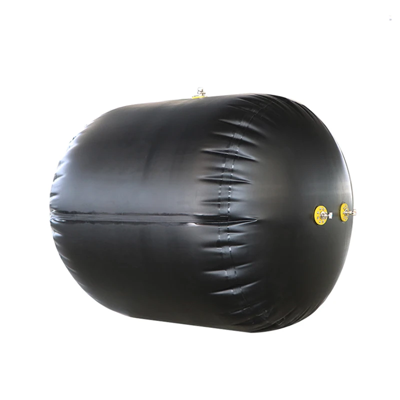Factory Customized Welding Pvc Coated Fabric Marine Salvage Elongated Buoys Pontoon Float Tube Lift Bags For Underwater Works