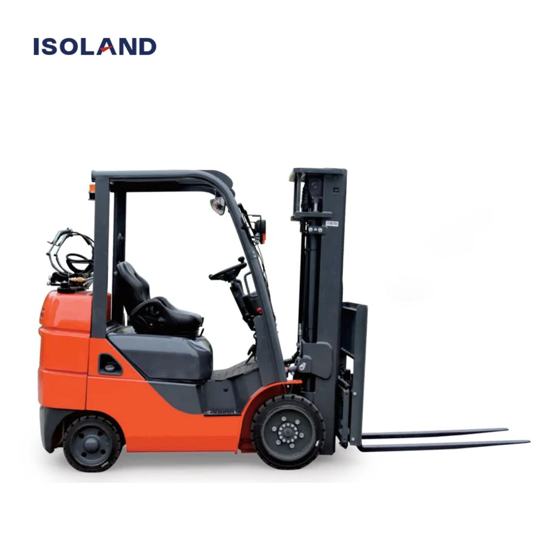 Hight Quality 2 Ton Counterbalance Forklift 4X4 Lpg Engine Fork Lift Truck