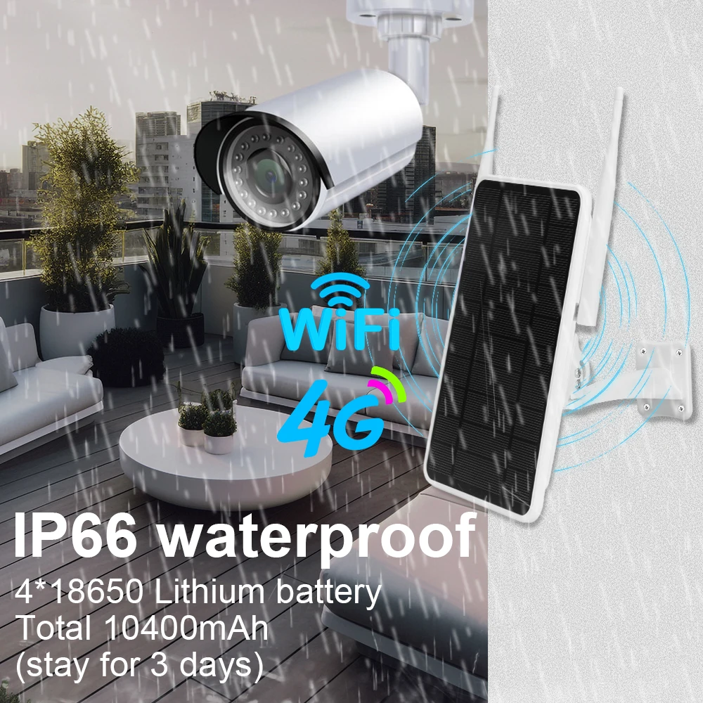 Открытый IP66 водонепроницаемый Солнечный Wi-Fi маршрутизатор с солнечной энергией 4 г 12000 мАч трехдневный режим ожидания беспроводной
