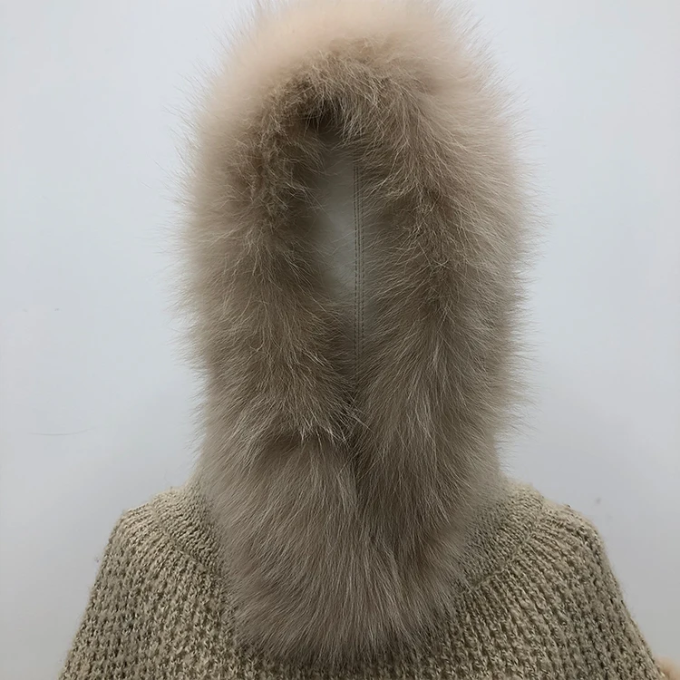 Популярные высококачественные теплые шали из натурального кроличьего меха и лисьего меха для женщин на зиму