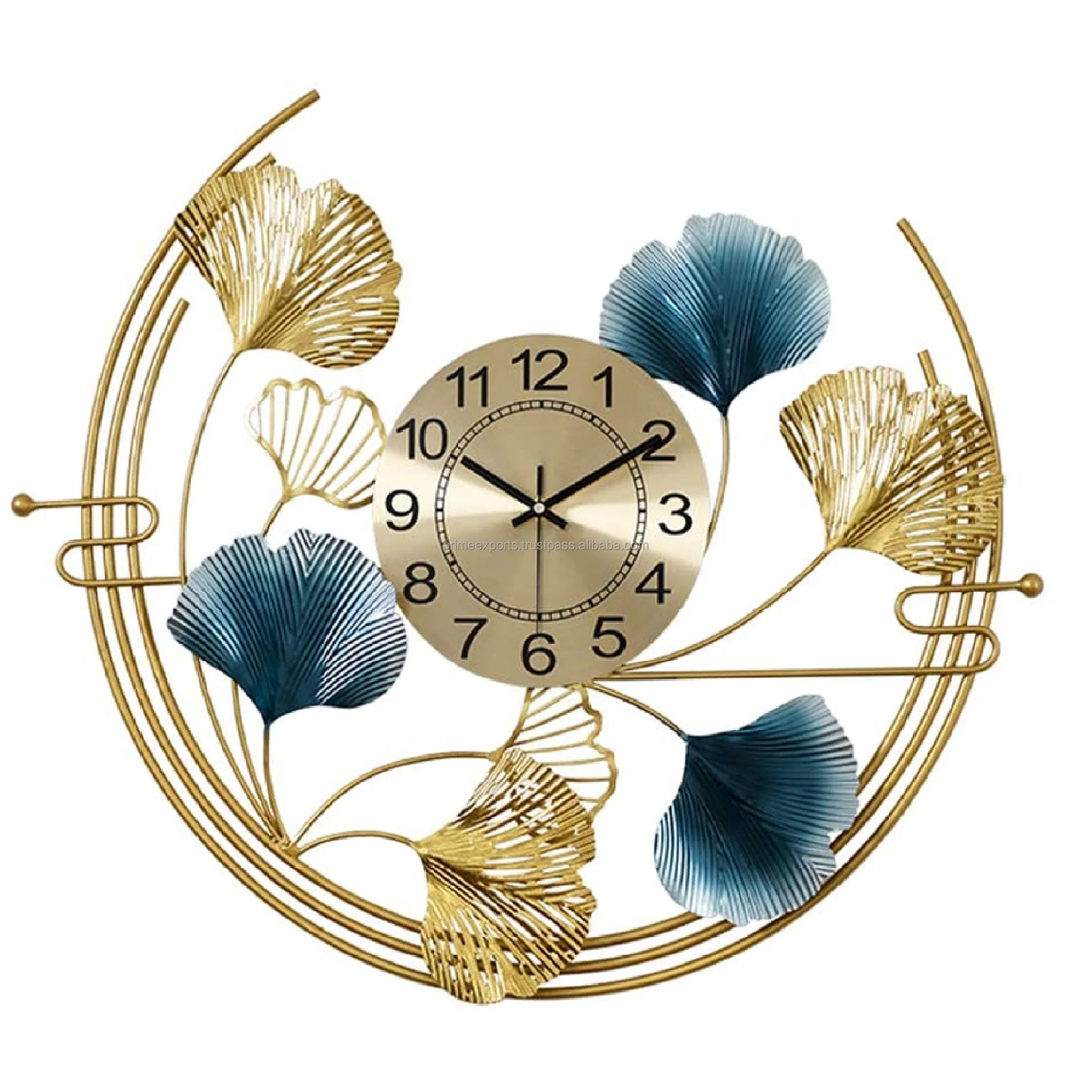 Modern Decorative Metal Wall Clock Exclusive Design And Style For Home Decor Interior Accurate Travel time and Long Service Life