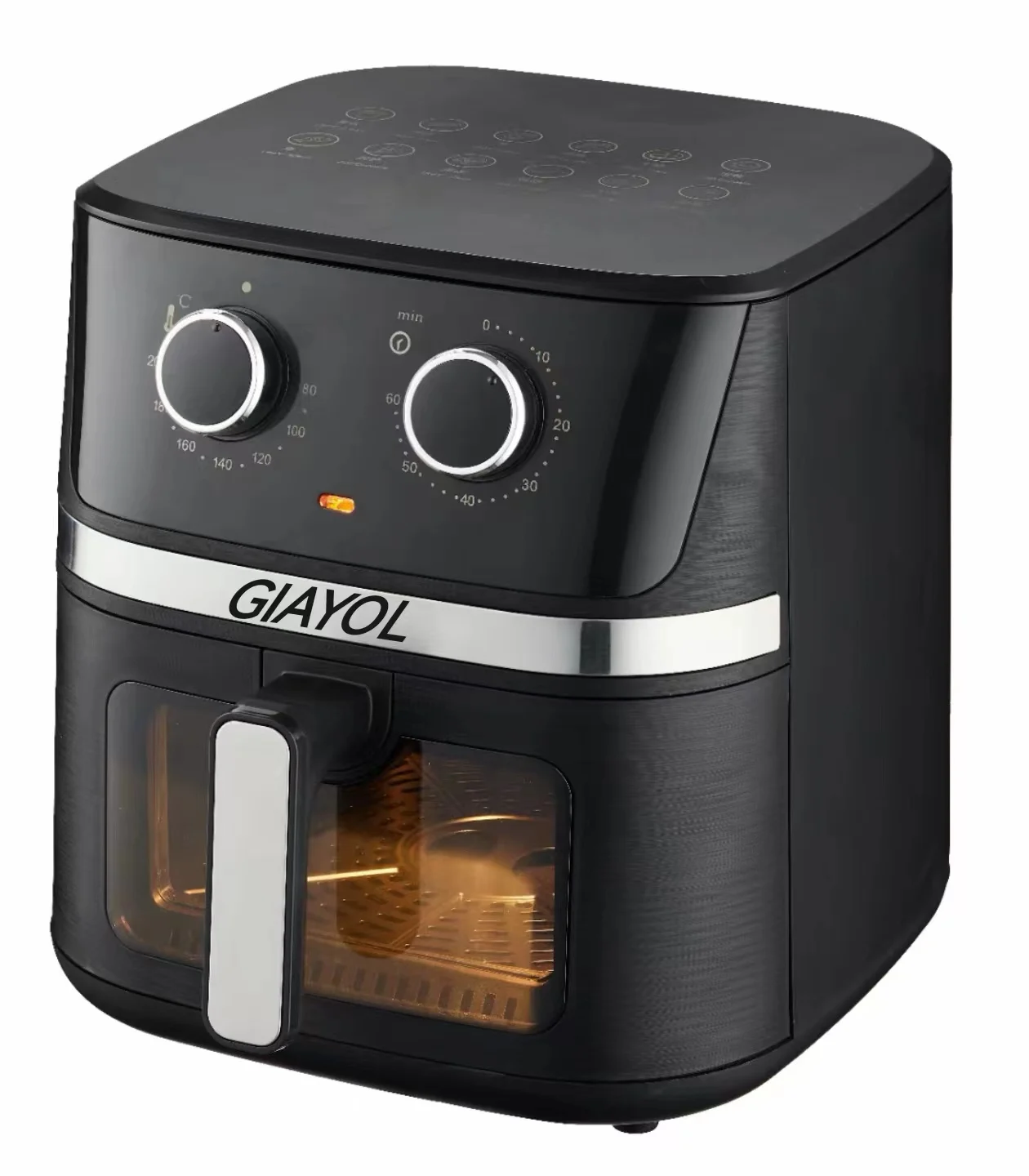 2024 Multifunctional household 1200w Temperature Adjustment GiaYol smart air fryer Suits most recipes Versatile cooking options