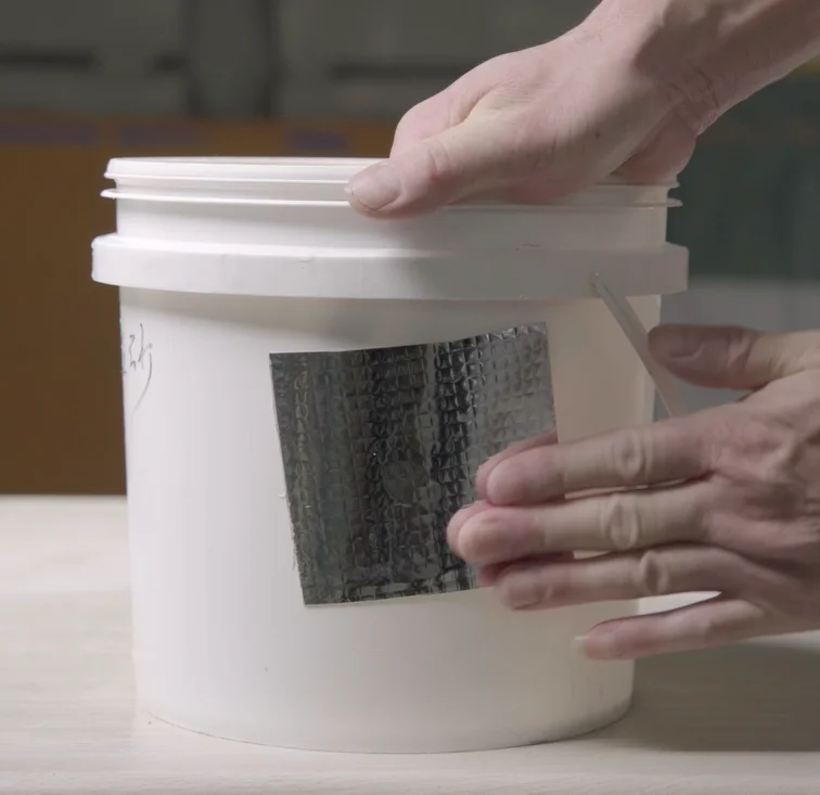 Aluminum foil butyl waterproof tape for repairing Crack of Wall Roof Duct