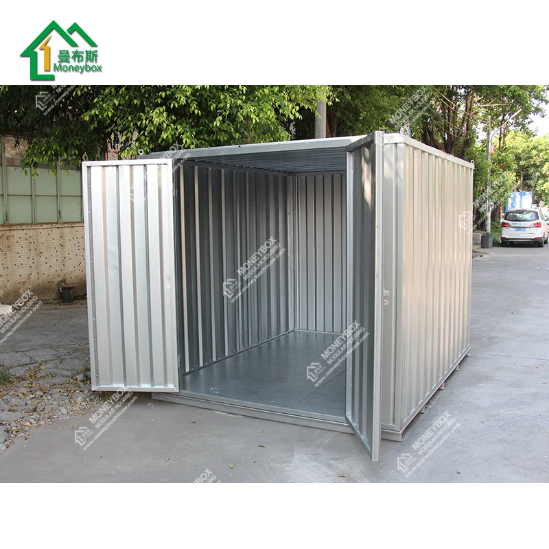 2023 trending product european prefab modular metal steel storage 2x2m folding portable warehouse