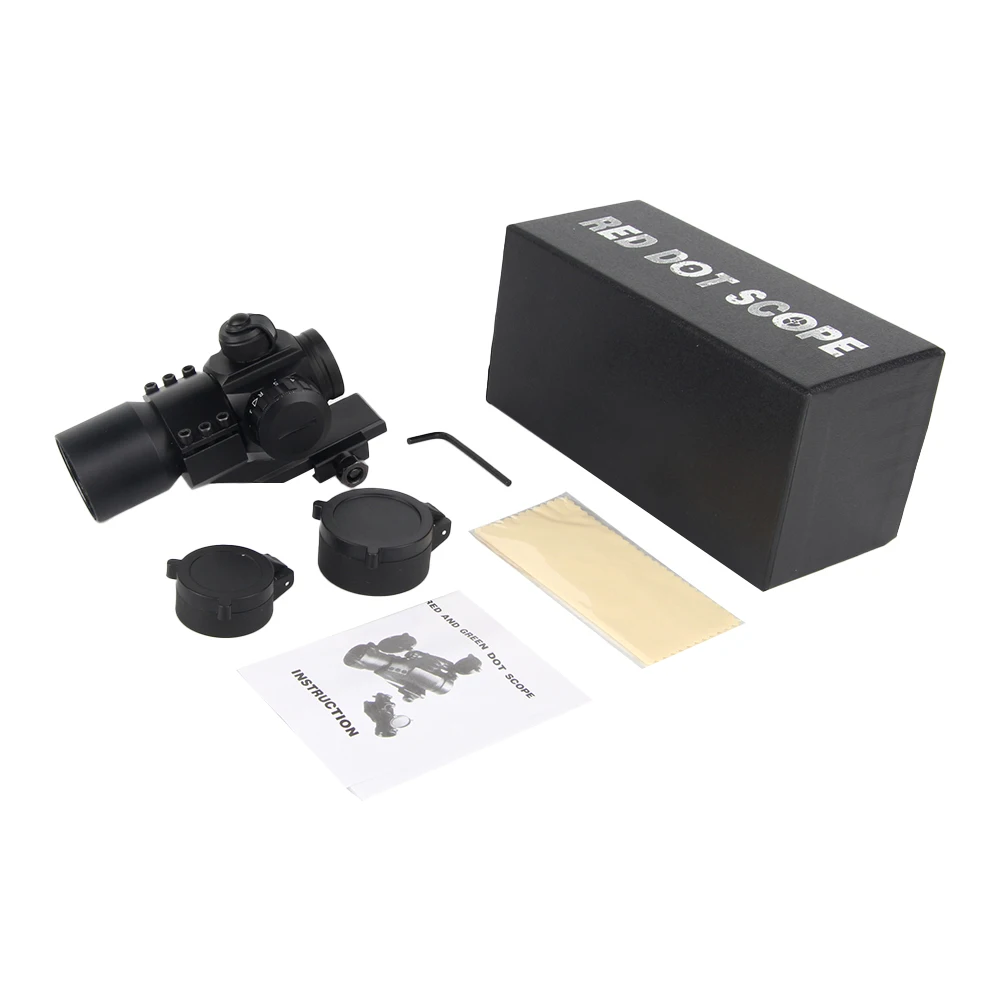 Tactical Optics Sight Scope M3 1X30 Red Dot Sight with 20mm Mount Hunting Scope
