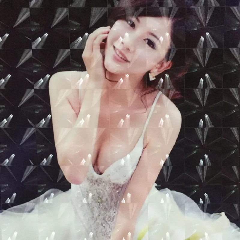 Holographic Film Transparent Hot Selling Fashion 3D Cold Lamination Film Roll PVC Cat Eye