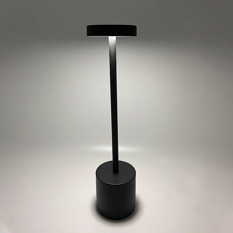 Touch Switch USB Charging LED Table Lamp Rechargeable Bedside Night Lights for Restaurant Hotel Use