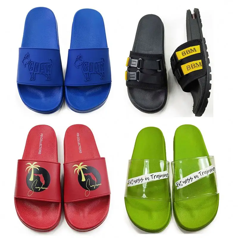 Shoe Making Equipment For Sandals Outdoor Beach Slippers Full Pvc Power Slipper Men Korean Summer Wear Crazy Slide