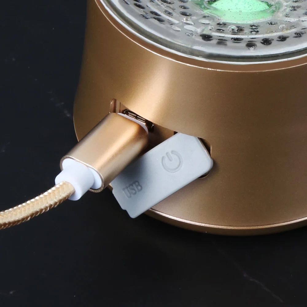 Electric Hydrogen Water Generator Machine with Water Bottle for Car Household Outdoor RV USB-powered Easy Desktop Installation