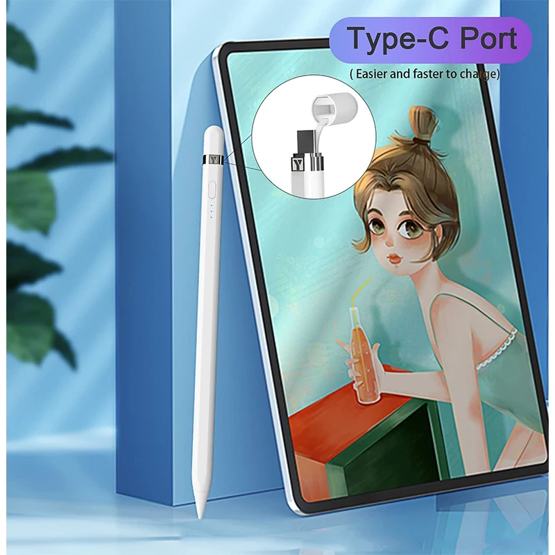 Magnetic Touch Stylus Pen For Iped With Palm Rejection 2018 Active Stylus Pens For Ipads With Tips