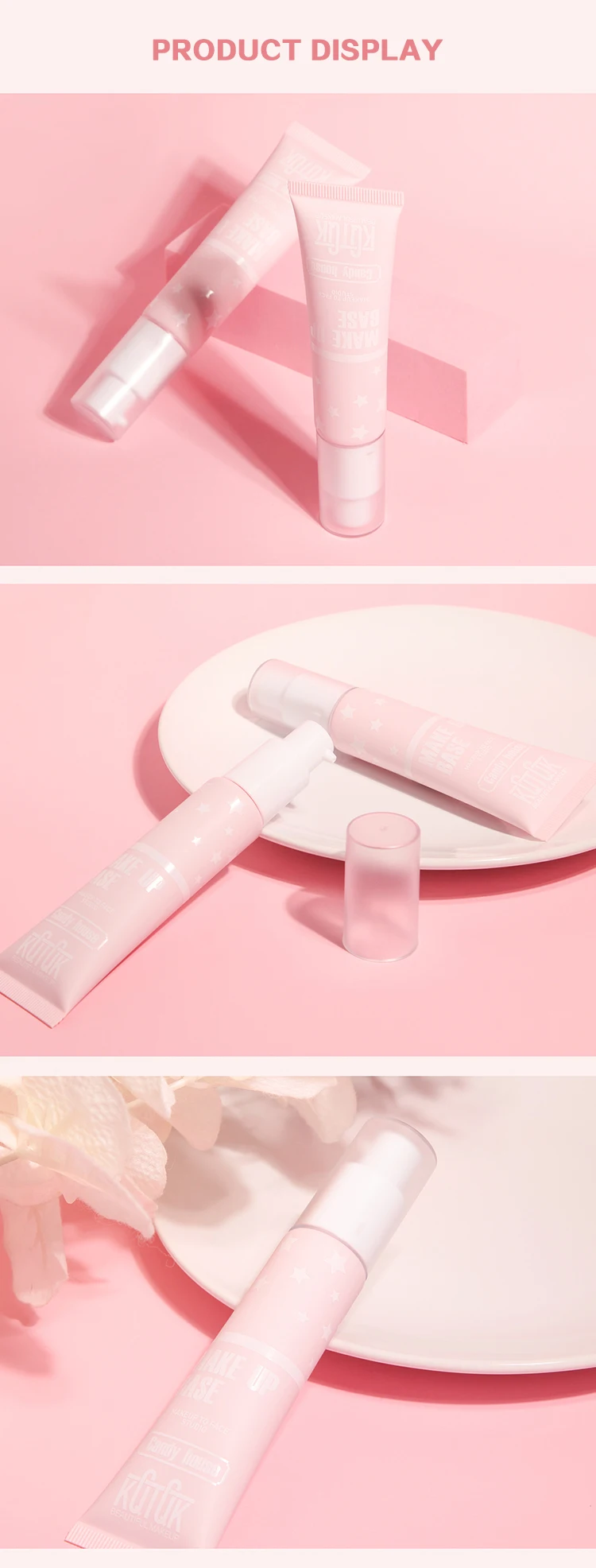 Multi-color makeup primer cream