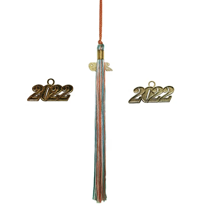 Green/Royal blue /white  multicolor Color  Graduation Tassels   tassels for graduation