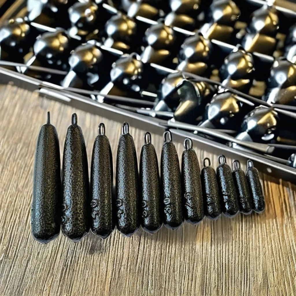 Environmentally Friendly Lead Free Sinker Iron Alloy Sinker Carp Fishing Weight D-type Fishing Sinkers