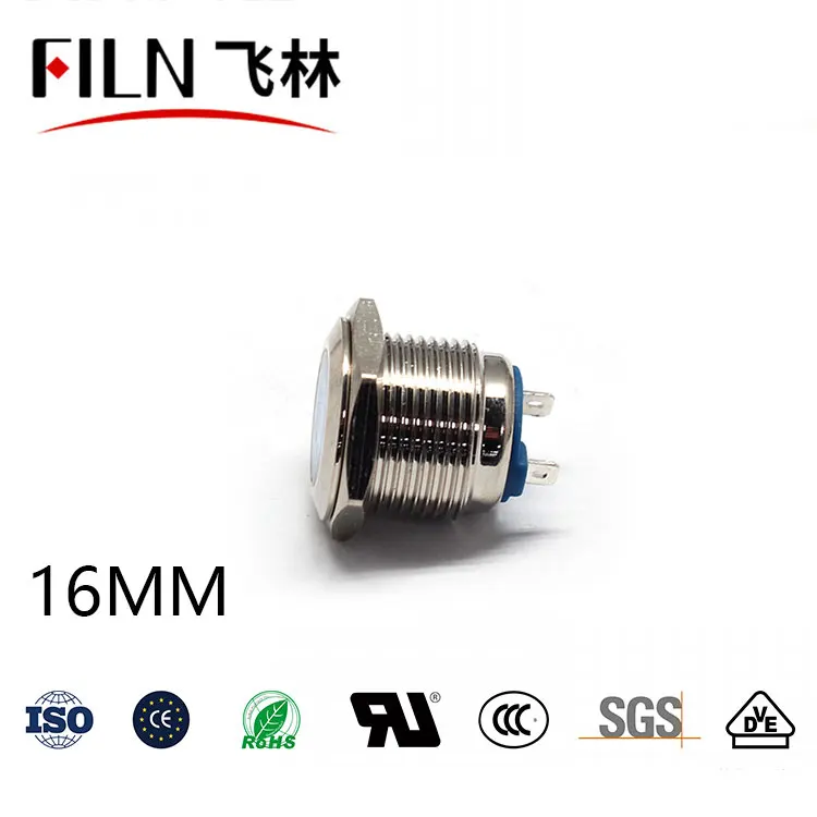 Short body Flat Indicator lights waterproof Signal lamp no wire 12V 24V 220v power signal lamp LED indication indicator Light