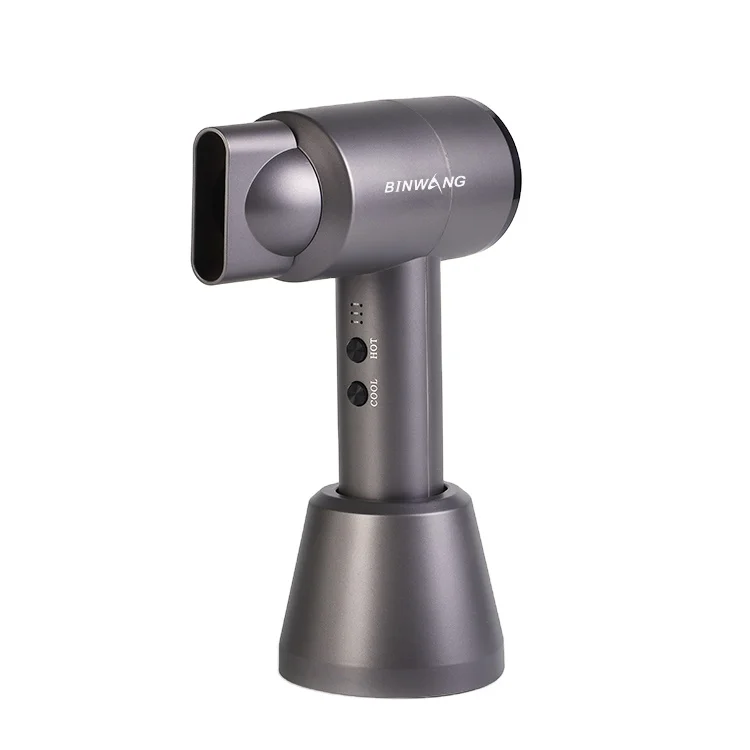Фен для волос, перезаряжаемый, портативный, с литиевым аккумулятором