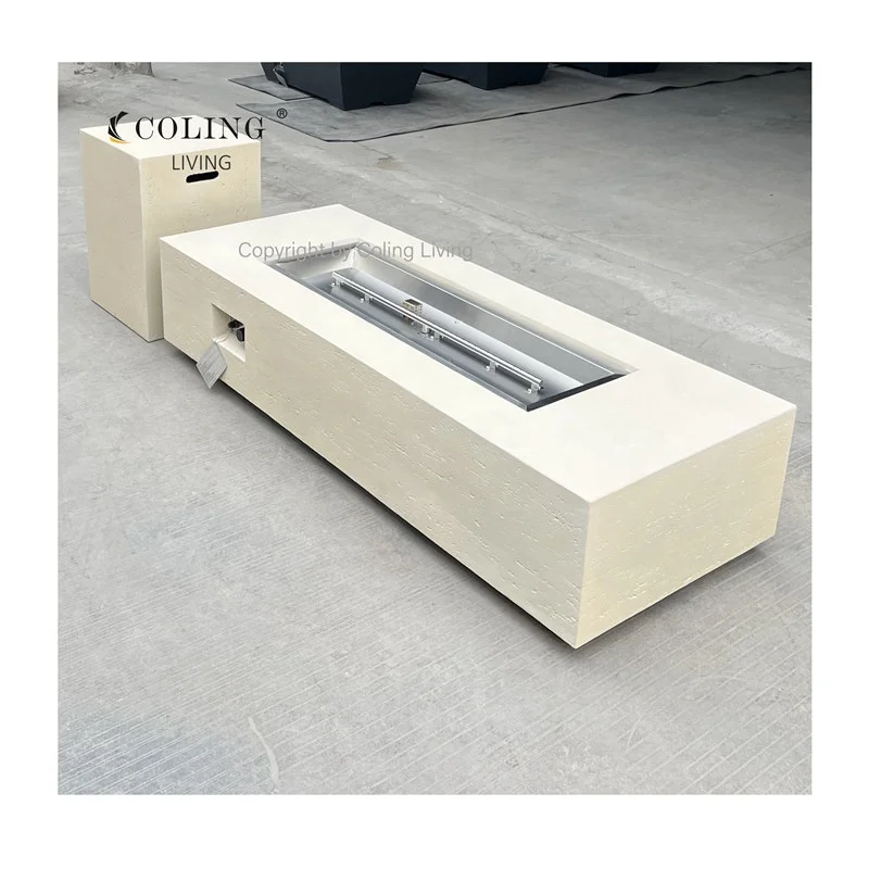 Outdoor sofa set firepit table furniture patio natural gas line pool fire pits for outdoor settings