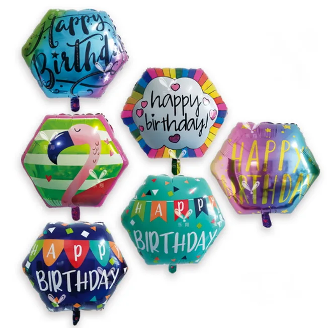 22 дюймовый фольги шары с днем рождения» Baby Shower для детской вечеринки в честь Дня Рождения Декор поставки