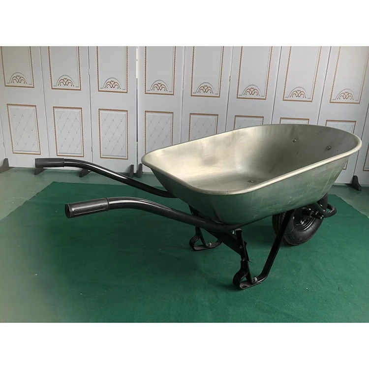 Wholesale High Quality 100 Litre Heavy Duty Garden Wheel Barrow Construction Wheelbarrow