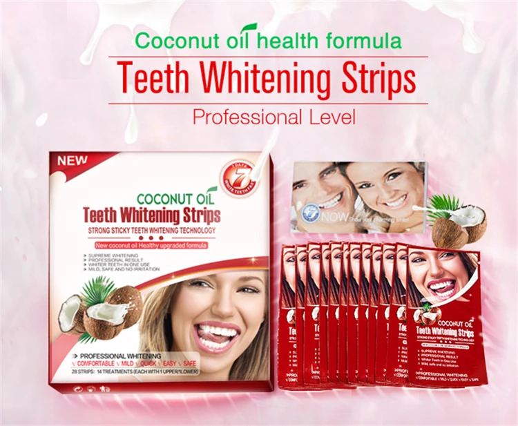 Onuge professional 1 Hour  Fast White mint flavor Tooth Whitening dry strips dental care teeth whitening strips express