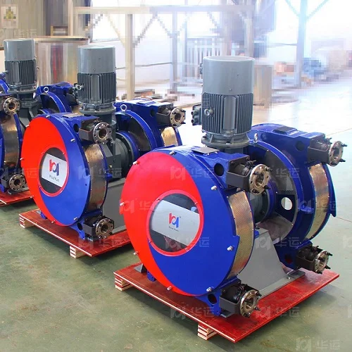 Factory direct sale high-pressure long life mortar sludge intelligent e peristaltic hose pump