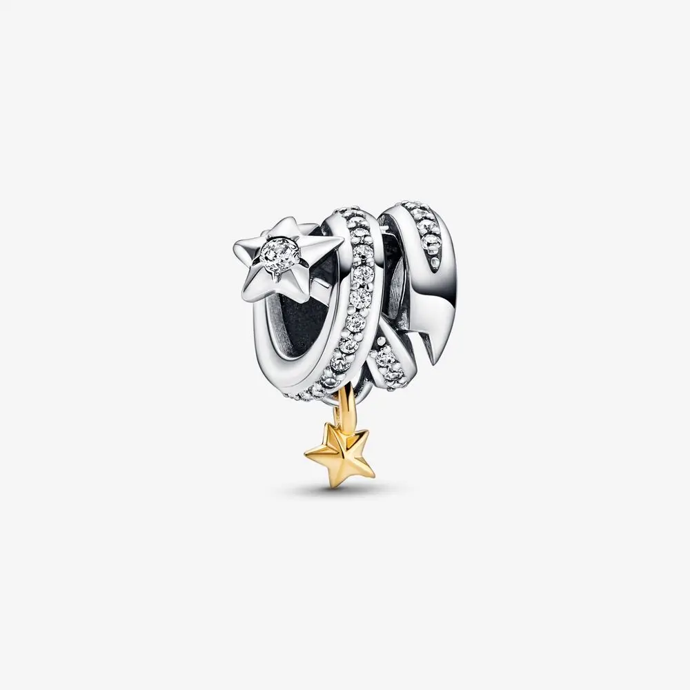 Factory Wholesale New 925 Silver Charm Star with Belonging Charm New Jewelry
