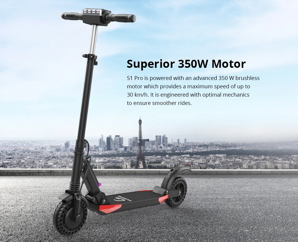 2020 EU stock Kugoo S1 PRO E-scooter Folding Electric Scooter UK Seller 30km - 350W Motor LCD