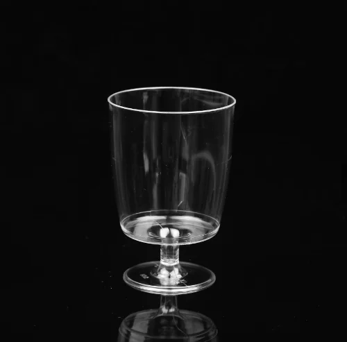 4/5/6 oz PS Plastic Disposable Wine Glasses for Dessert and Drink Convenient Cups for Serving