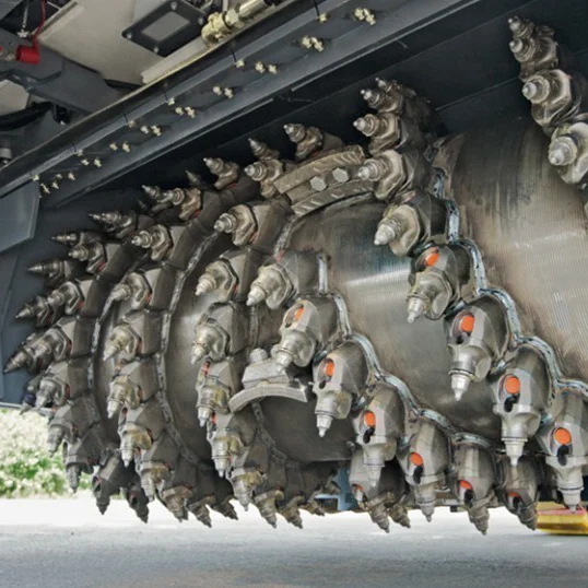 Wirtgen cold road milling machine replaceable milling teeth for asphalt concrete pavement maintenance