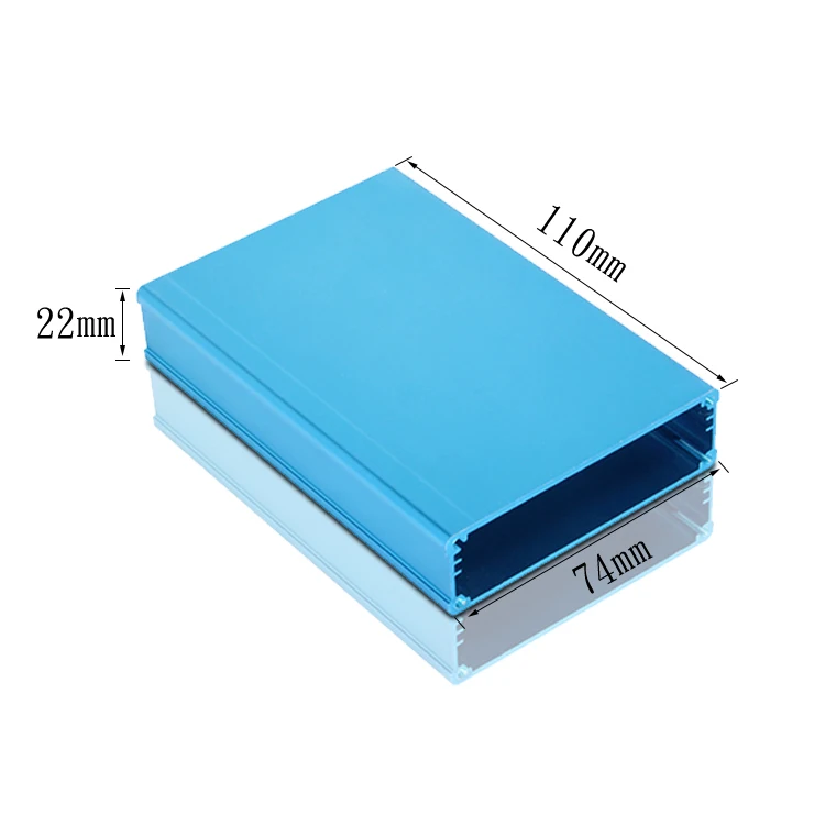 Hongfa OEM fabrication aluminium pcb box extruded electronic case custom aluminum enclosure