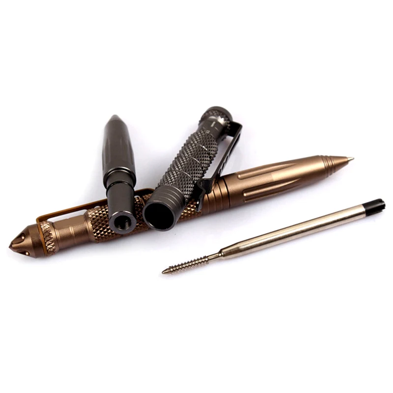 Outdoor multi-functional self-defense tool Tungsten steel tip tactical pen, broken window, survival signature defense pen