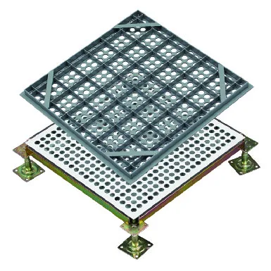 High Quality Antistatic Air-Flow Raised Access Floor in all steel used for computer room,data center