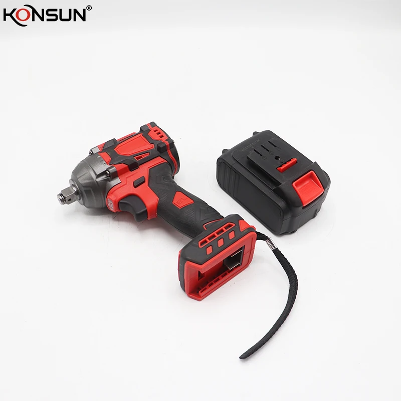 KONSUN 300N Cordless impact Wrench 1/2 For Motorcycle Powerful Impact Wrench For Makita 21V  brushless Wrench