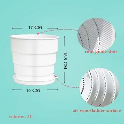 Plastic Plant Flower Seedlings Nursery Planter Colorful Flower Plant Container Seed Starting Pots with tray