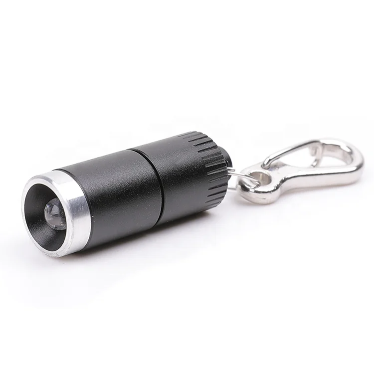 Hot Selling 2Pack Colorful Mini Aluminum Key Flashlight Mini LED Keychain Light